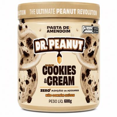 Produto Pasta de Amendoim Dr. Peanut Cookies & Cream