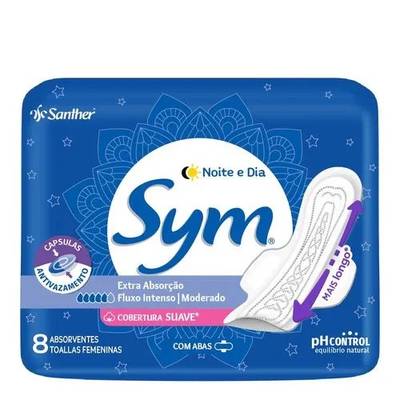 Produto Absorvente Sym Noite e Dia