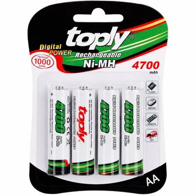 Produto Pilha Recarregável Toply AA