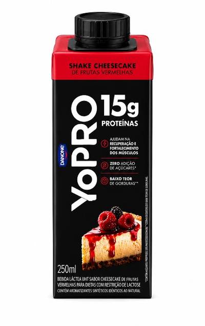 Produto Yopro Shake (Cheesecake de Frutas Vermelhas)