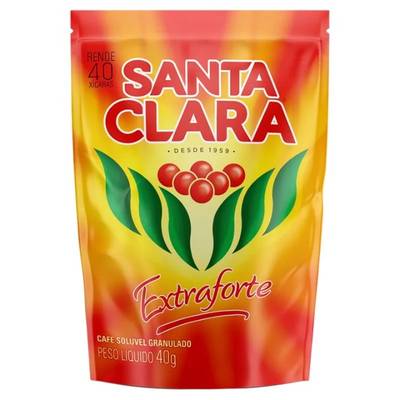 Produto café solúvel da marca Santa Clara