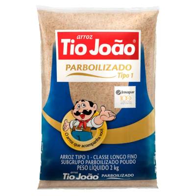 Produto Arroz Tio João Parboilizado Tipo 1 de 1 kg
