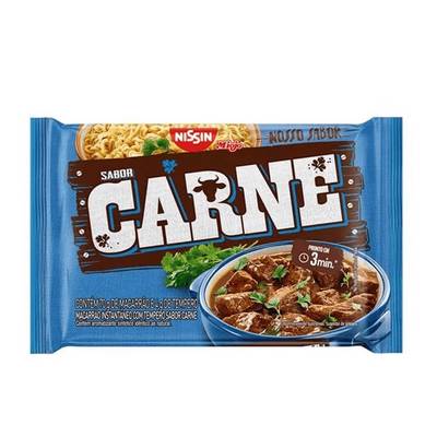 Produto Miojo Nosso Sabor Carne com Coentro