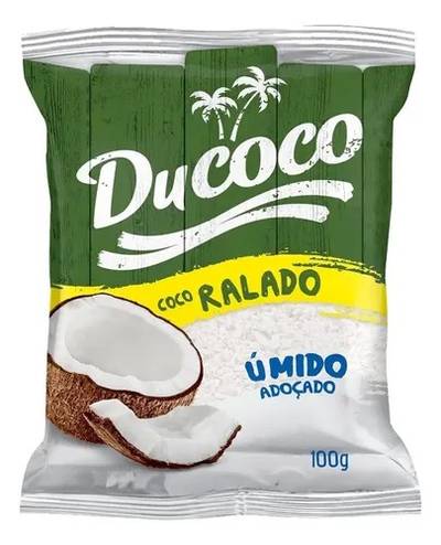 Produto Coco Ralado Úmido e Adoçado Ducoco de 100g