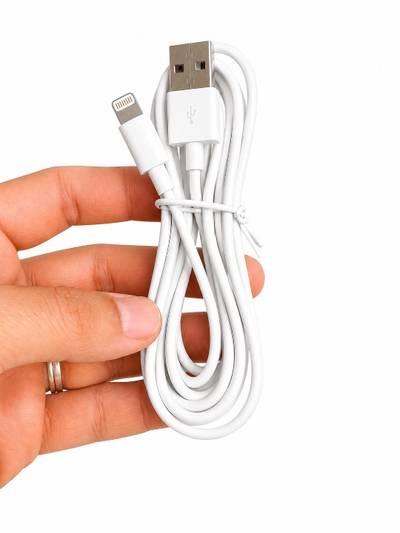 Produto Cabo Lightning Branco