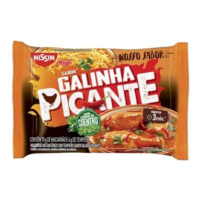 Produto Miojo Nosso Sabor Gaoinha Picante com Coentro
