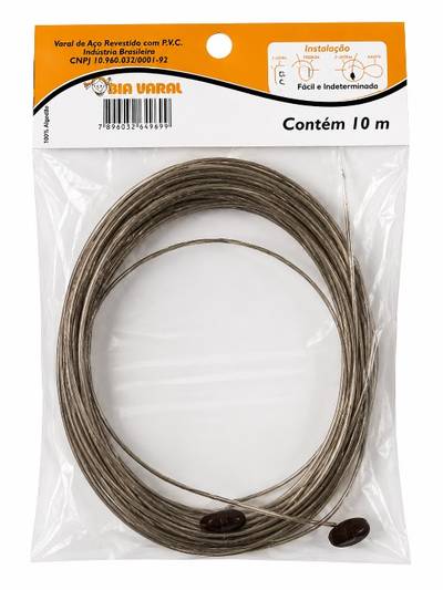 Produto Varal de Aço Revestido 10m