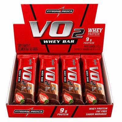 Produto VO² Whey Bar (Morango)