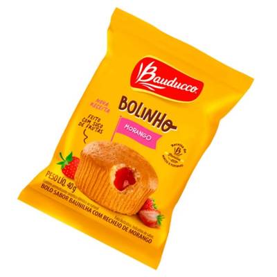 Produto Bolinho Bauducco Morango
