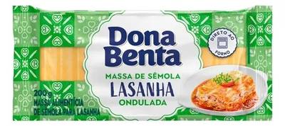 Produto Massa de Sêmola para Lasanha Ondulada Dona Benta