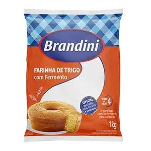 Produto Farinha de Trigo com Fermento Brandini de 1kg