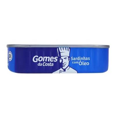 Produto ardinha com Óleo Gomes da Costa