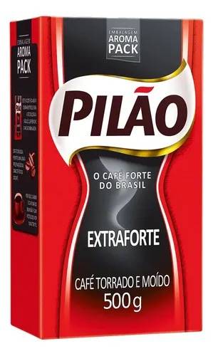 Produto Café Pilão Torrado e Moído Extraforte a Vácuo de 250g