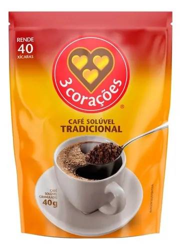 Produto Café Solúvel Granulado Tradicional 3 Corações
