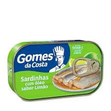 Produto Sardinhas com Óleo Sabor Limão da Gomes da Costa