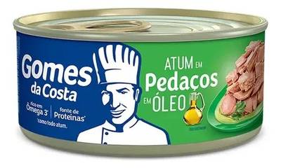 Produto Atum em Pedaços em Óleo da Gomes da Costa