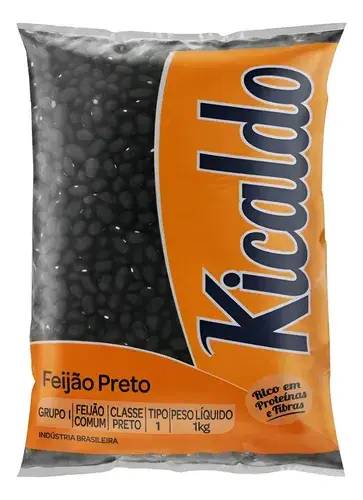 Produto Feijão Preto Kicaldo Tipo 1 1KG