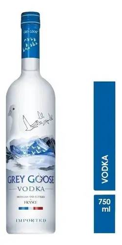 Produto vodka francesa Grey Goose de 750ml