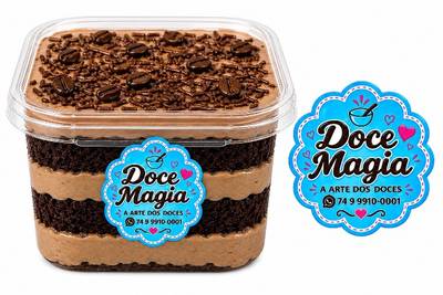 Produto Bolo no Pote Brigadeiro de Café
