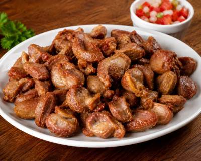 Produto Moela frita - médio